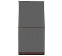 Moustiquaire de porte avec charnières - Cadre en aluminium et filet en fibre de verre - Robuste et durable - Pour portes contre les insectes - Idéal pour la maison et le jardin - 120 x 240 cm