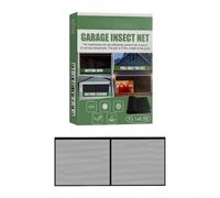 Moustiquaire de porte de garage rétractable pour atelier et terrasse, construction en maille de fibre de verre qui bloque les insectes tout en permettant une entrée et une sortie faciles