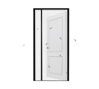 Moustiquaire De Porte En Maille - Écran Magnétique Auto-scellant, Filet Mains Libres, Moustiquaire Amovible, Couvercle De Porte À Installation Facile, Accessoire Pratique Pour La Maison | Prot
