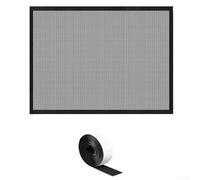 Moustiquaire de porte en maille PVC sans danger pour les enfants avec grille dense, dissimule efficacement les cendres et la poussière, fournit une barrière sécurisée pour les animaux domestiques et