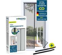 Moustiquaire de porte Hoberg - 90 x 210 cm - Noir