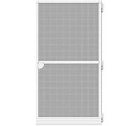 Moustiquaire de porte SCHELLENBERG Basic - 100 x 210 cm - Blanc - A enroulement latéral - Magnétique