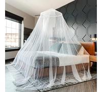 Moustiquaire de Taille XL pour lit Simple à très Grand lit californien, pour Camping, auvent de Berceau, pour l'intérieur, l'extérieur et Les Voyages