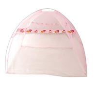 Moustiquaire de voyage lit enfant été pliable protection insectes maille couleur rose légère portable utile maison vacances moustiques mouches idée cadeau sécurité estivale berceau