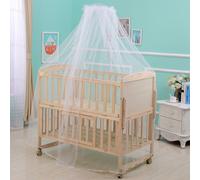 Moustiquaire d'été respirante pour lit de bébé Moustiquaire de crèche Baldaquin Netting pour chambre de bébé enfant