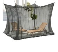Moustiquaire d'extérieur pour camping, 300 x 300 x 250 cm | Auvent en maille portable, filet de barrière contre les mouches, pour patio, balcon, arrière-cour, camping, pergola
