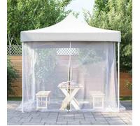 Moustiquaire d'extérieur - vidaXL - 300x300x200 cm - 220 mailles - Blanche - Polyester - Pliable