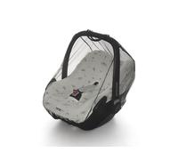 Moustiquaire Dooky pour siège Auto 0+, moustiquaire pour siège Auto, Protection Anti-Insectes pour siège Auto 0+, Universelle, Respirante, Bord élastique, Fixation Rapide, compacte et légère, Noir