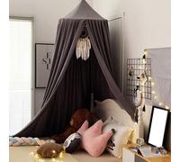 Moustiquaire Écologique Pour Bébés Et Enfants,Château De Rêve En Dôme De Princesse,Literie Pour Bébé,Tente De Jeu,Maison Suspendue,Lecture Cor - Type Dark Brown