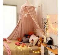 Moustiquaire Écologique Pour Bébés Et Enfants,Château De Rêve En Dôme De Princesse,Literie Pour Bébé,Tente De Jeu,Maison Suspendue,Lecture Cor - Type Beige Pink