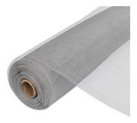 Moustiquaire en maille d aluminium 100x500 cm argenté Noir G