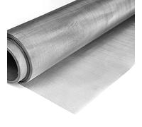 WJYLM Moustiquaire treillis inox tissé – Maille 0,5 mm – Argent 40 Maille – 1 x 3 m