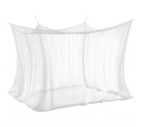 Moustiquaire en maille fine pour lit simple, double, king size, intérieur et extérieur, voyage, camping, moustiquaire avec cordes de suspension (300 x 500 x 250 cm, 2 portes, blanc)