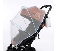 Moustiquaire en Maille Respirante Anti UV UPF50+ Pare Soleil à Couverture Complète Universelle Protection Housse Anti Moustique Housse de Soleil pour Poussette Nacelle