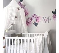Moustiquaire En Mousseline De Soie, Fonction Lit De Princesse Pour Bébé Enfants, Canopée, Couverture De Lit, Rideau Répulsif Anti-Moustiques, Tente Dôme