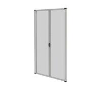 Moustiquaire Enroulable - AVOSDIM - Double Porte - Alu Gris RAL7038 - Recoupable - 240x230 cm