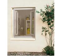 Moustiquaire enroulable - MADECOSTORE - Aluminium - Blanc - L80 x H130cm - Résistante aux UV