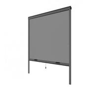 Moustiquaire Enroulable Verticale Grise H145 cm x L130 cm