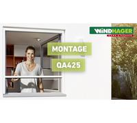 Moustiquaire enroulable Windhager fenêtre 130 x 160 cm