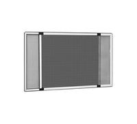 vidaXL Moustiquaire extensible pour fenêtres Insectes Blanc (75-143 x 50 cm)