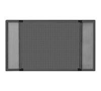 vidaXL Moustiquaire extensible pour fenêtres – Aluminium ajustable – Anthracite (75-143 x 50 cm)