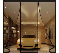 Moustiquaire Fenêtre 185x215cm Rideau en net de la Porte de l'écran Magnétique Mains Libres Empêche les Insectes Sortir les Aimants Plein Cadre Noir