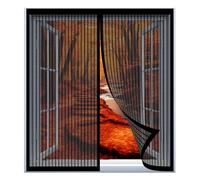 Moustiquaire Fenetre 40 x 125 cm Installation Facile Sans Percer Auto-Adhésif en Maille pour Fenêtre Empêche Les Insectes, Noir