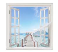 Moustiquaire Fenetre, 50x80cm Moustiquaire Fenetre Enroulable, Moustiquaire Porte Fenetre Sans Percer, Pour La Plupart Les Types de FenêTres ou Porte de Balcon, Blanc