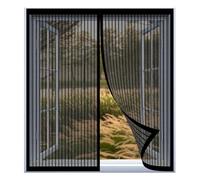 Moustiquaire Fenêtre Magnétique 100 x 100 cm Installation Facile Sans Percer Ultra Fine Fermeture Automatique Aimantée Maille pour Fenêtre Empêche Les Insectes, Noir