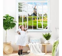 Moustiquaire Fenêtre MagnéTique 125x175cm Blanc Facile à Installer sans Percer Moustiquaire Porte Fenetre Animaux AcceptéS pour Enfants et Animaux de Compagnie