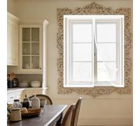 Moustiquaire Fenetre Magnetique 75 x 110 cm Aimants Puissants Fermeture Moustiquaire pour Fenêtre Installation Facile pour Balcon, Chambre et Salon, Blanc