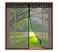 Moustiquaire Fenêtre Magnétique 80x90cm, Moustiquaire Transparente pour Fenêtre, Rideau de Anti-Insectes,Empêche de Passer les Moustiques et Autres Bestioles