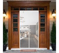 Moustiquaire Fenêtre Magnétique 95 x 250 cm Moustiquaire Avec Protection Sans Outil Installation Facile Porte Anti Insecte Pour Les Types De Fenêtres, Blanc