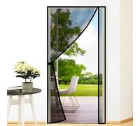 Moustiquaire Fenetre Magnetique100×195cm Noir Moustiquaire Porte Moustiquaire Fenetre AimantéE Moustiquaire Magnétique
