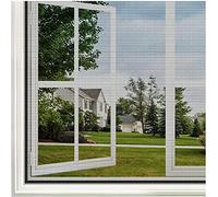 Moustiquaire Fenêtre pour Taille Bricolage Lavable Transparente Universelle - Répulsif Moustique 60x120cm