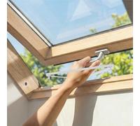 Moustiquaire Fenêtre Sans Perçage 150x130cm, Anti-Moustique Fermeture Éclair Ajustable, Compatible Fenêtre de Toit et Tous Types de Fenêtres, Fibre de Verre