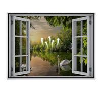 Moustiquaire Fenetre Transparente - 140x180cm Fenêtre Filet Écran - Ne Nécessitant Aucun Perçage - Moustiquaire avec Ruban Auto Agrippant