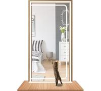 Moustiquaire For Chat Et Chien, Robuste Et Résistante Aux Animaux, Avec Fermeture Éclair, 120 X 220 Cm, For Empêcher Les Chiens Et Les Chats De Courir Dans Le Salon, La Chambre Et .(120x220cm)