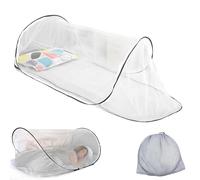 Moustiquaire Lit,Moustiquaire Voyage, Peut Moustiquaire Pliable 200 X 80 X 56 Cm, Pop-Up Conception pour Lit Et Camping