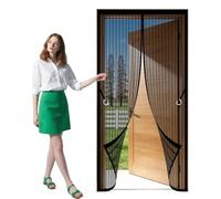 Moustiquaire Magnétique 103 x 245 cm Différentes Tailles Rideau Moustiquaire Magnétique Anti Mouches et Insectes Idéale pour Balcons, Caves, Chambres, Noir