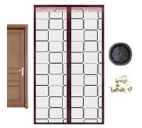 Moustiquaire magnétique EVA - Rideau de porte à fermeture automatique, filet à forte adhésion | Protection contre les moustiques volants pour la cuisine du Patio d'entrée à la maison, housse de