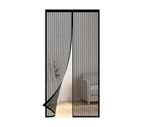 Moustiquaire Magnétique Fenêtre 170 x 190 cm Aucun Perçage N'Est Nécessaire Moustiquaire de Porte Magnétique, Noir