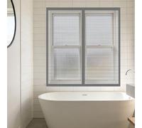 Moustiquaire Magnetique Fenetre 60 x 60 cm Perçage Maille Ultra Fine Filet Anti Insectes Installation Facile Adaptée à Toutes Fenêtres, Gris