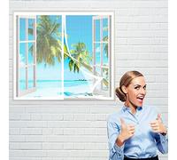 Moustiquaire Magnetique Fenetre 80 x 105 cm, Rideau Automatique Anti Moustique, Laisse Passer l'Air Frais pour La Plupart des Fenêtres, Blanc