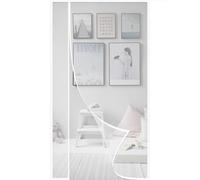 Moustiquaire Magnétique Porte 160x195cm Ouverture Latérale Magnetique Aimantée Aimantée Rideau Kit d'installation Complet Fermeture Parfaite Anti Insectes Blanc