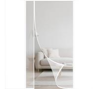 Moustiquaire Magnétique Porte 170x190cm Moustiquaire Fenêtre Aimantée Ouverture Latérale Haut en Bas Fermeture Automatique Anti Insectes Anti Moustique Blanc