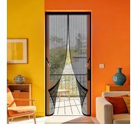 Moustiquaire Magnétique Porte 73 x 253 cm Différentes Tailles Maille Très Dense Aimantée Rideau Aucun Perçage N'Est Nécessaire pour de Balcon Chambre, Noir