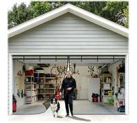Moustiquaire Magnétique, Porte de Garage Rideau Anti Moustique