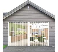 Moustiquaire MagnéTique Porte,Fermeture AutomatiqueSans PerçAge Rideau, Facile à Installer, Maille Ultra Fine, Pour Patio, Couloirs, Portes 125x205cm(49x80inch) Blanc