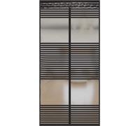 Moustiquaire magnétique Porte Moustiquaire avec bande Velcro Monture Moustiquaire pour porte de balcon Salon Porte coulissante Porte de terrasse Montage collé Sans percer 80x220cm Noir
